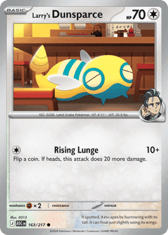 Larry's Dunsparce Ascended Heroes card
