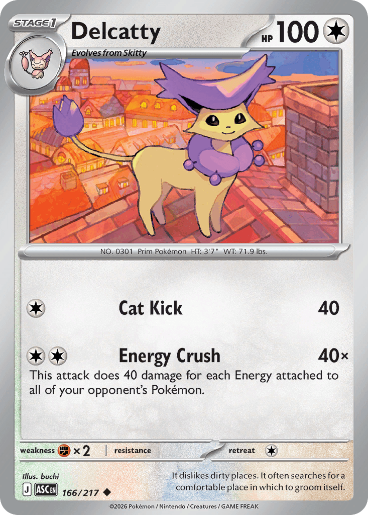 Delcatty Ascended Heroes card