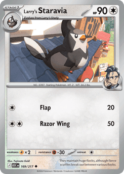 Larry's Staravia Ascended Heroes card