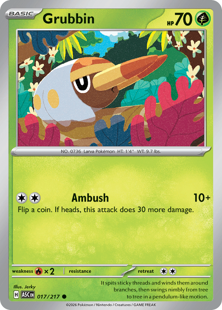 Grubbin Ascended Heroes card