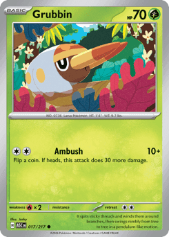 Grubbin Ascended Heroes card
