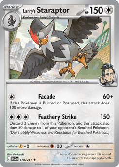 Larry's Staraptor Ascended Heroes card