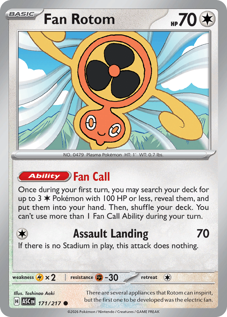 Fan Rotom Ascended Heroes card