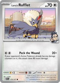 Larry's Rufflet Ascended Heroes card