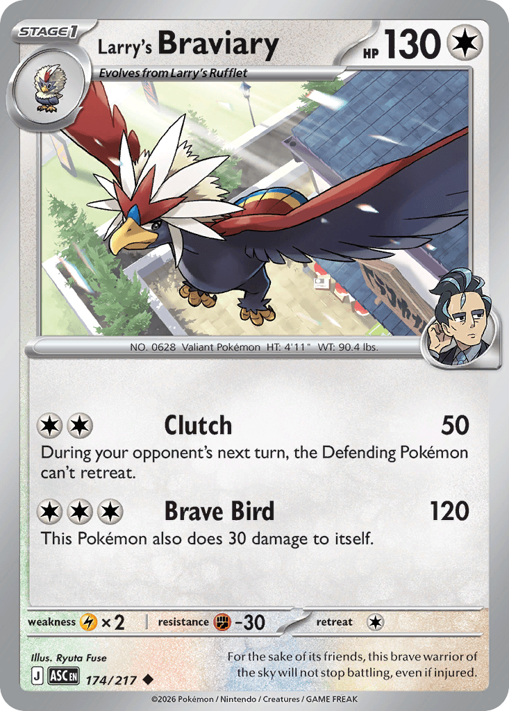 Larry's Braviary Ascended Heroes card