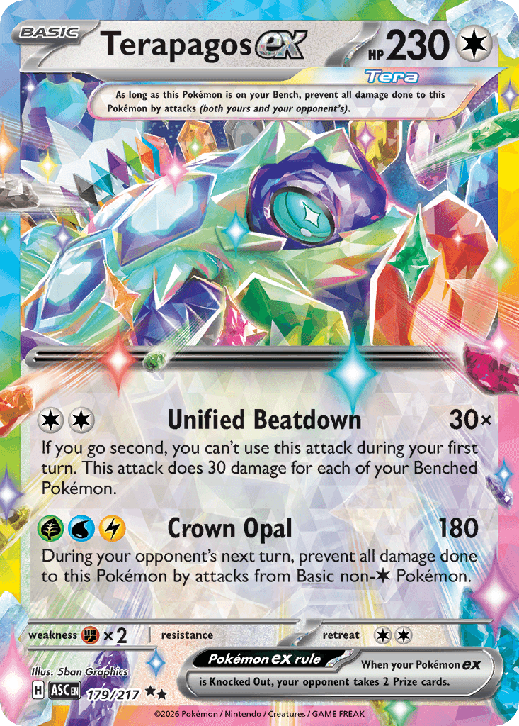Terapagos ex Ascended Heroes card