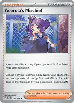 Acerola's Mischief Ascended Heroes card