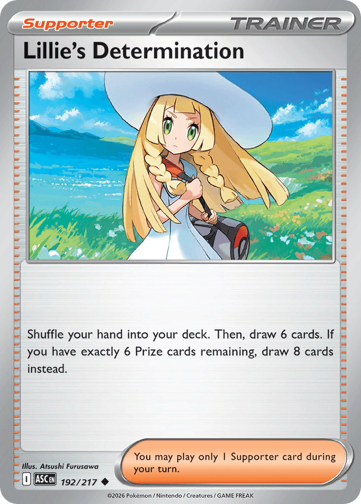 Lillie's Determination Ascended Heroes card