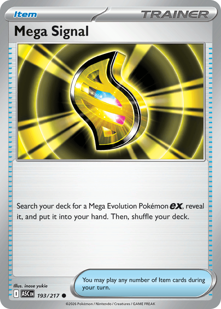 Mega Signal Ascended Heroes card