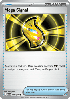 Mega Signal Ascended Heroes card