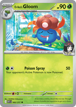 Erika's Gloom Ascended Heroes card