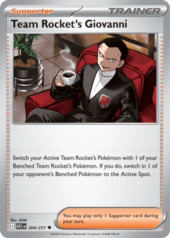 Team Rocket's Giovanni Ascended Heroes card