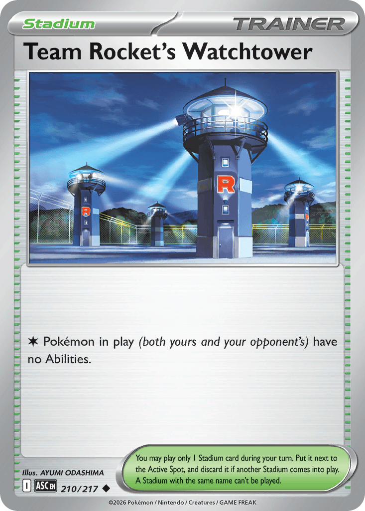 Team Rocket's Watchtower Ascended Heroes card