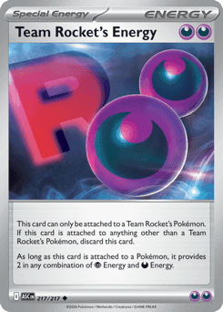Team Rocket's Energy Ascended Heroes card