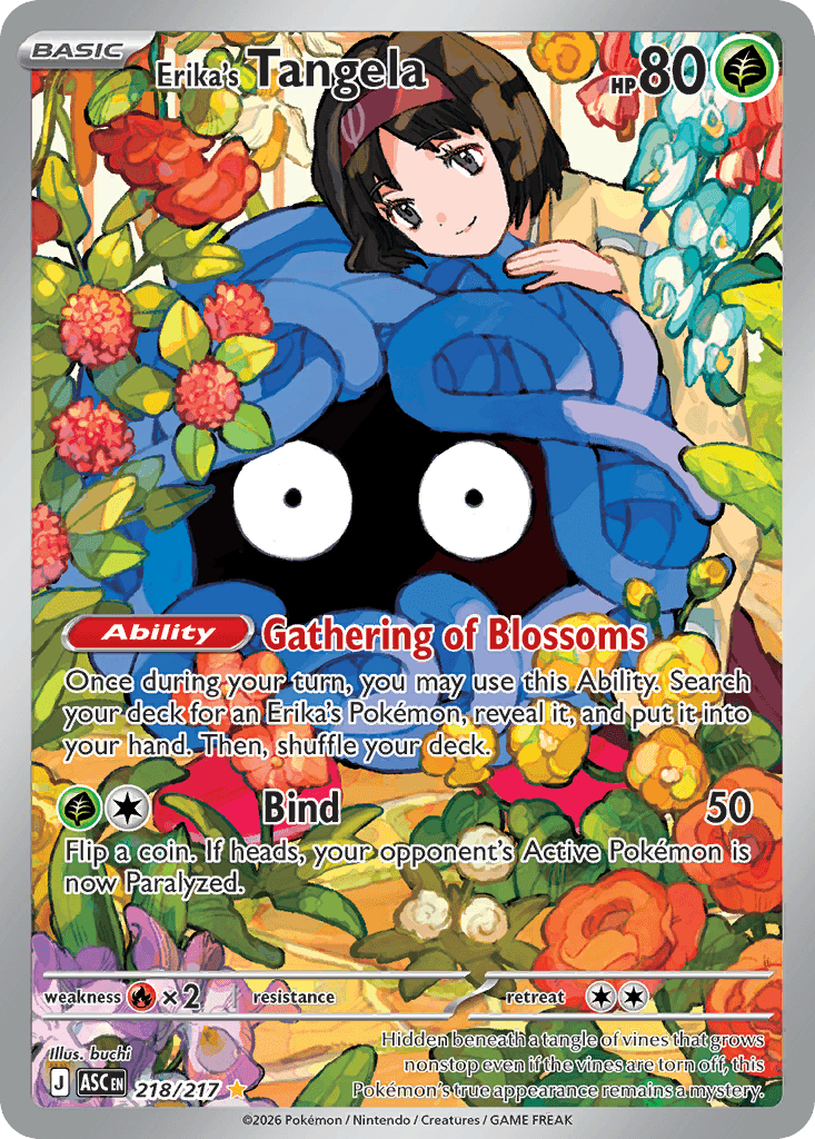 Erika's Tangela Ascended Heroes card