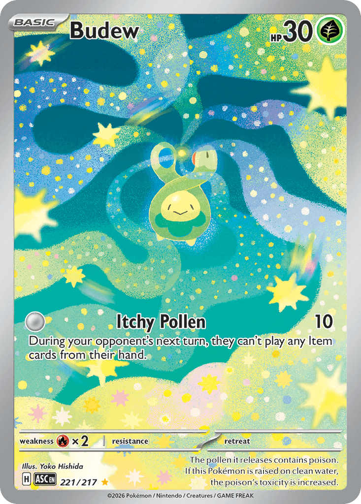 Budew Ascended Heroes card