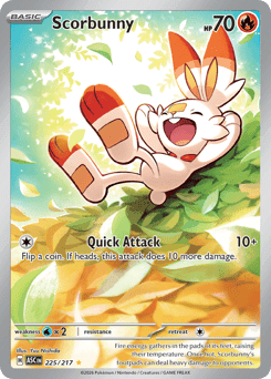 Scorbunny Ascended Heroes card