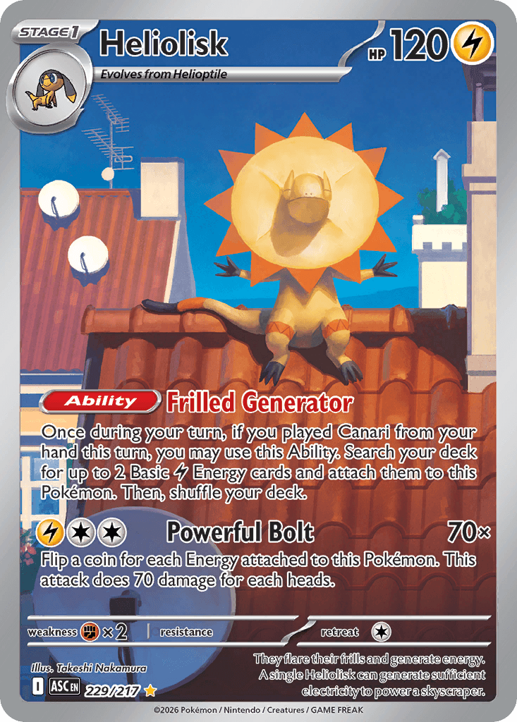 Heliolisk Ascended Heroes card
