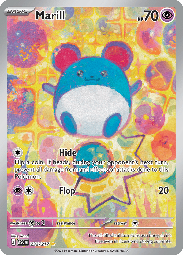 Marill Ascended Heroes card