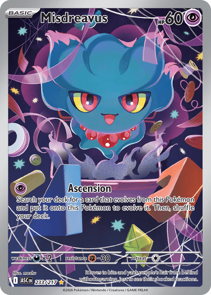 Misdreavus Ascended Heroes card