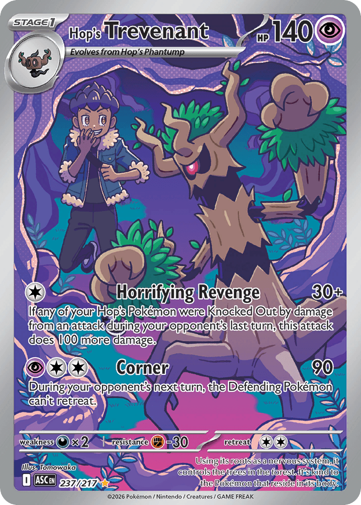 Hop's Trevenant Ascended Heroes card
