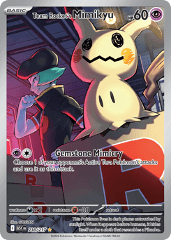 Team Rocket's Mimikyu Ascended Heroes card