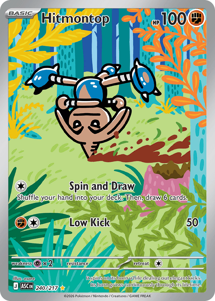Hitmontop Ascended Heroes card