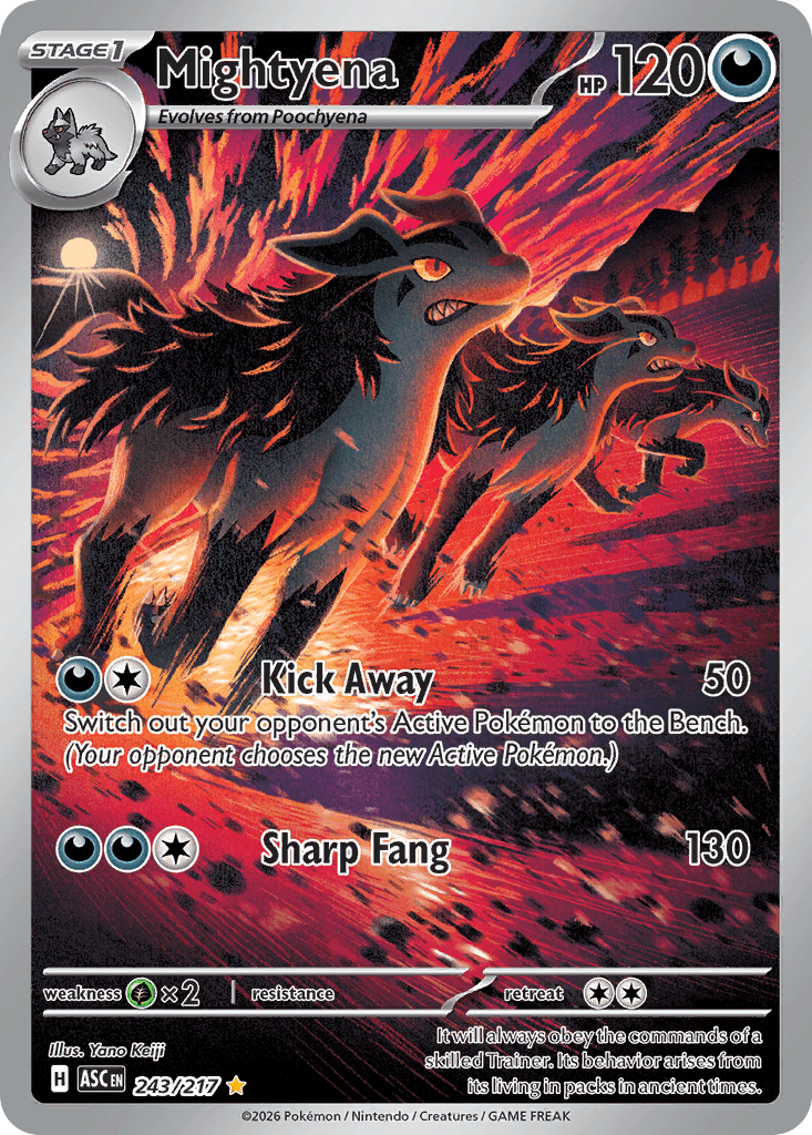 Mightyena Ascended Heroes card