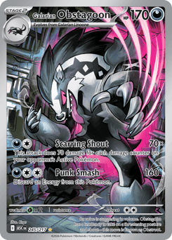 Galarian Obstagoon Ascended Heroes card