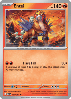 Entei Ascended Heroes card