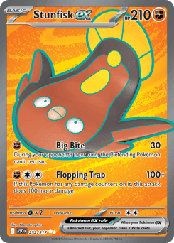 Stunfisk ex Ascended Heroes card