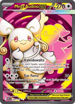 Mega Audino ex Ascended Heroes card