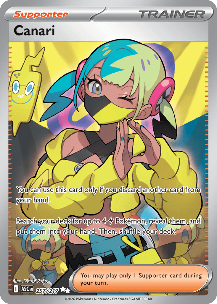 Canari Ascended Heroes card