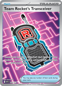 Team Rocket's Transceiver Ascended Heroes card