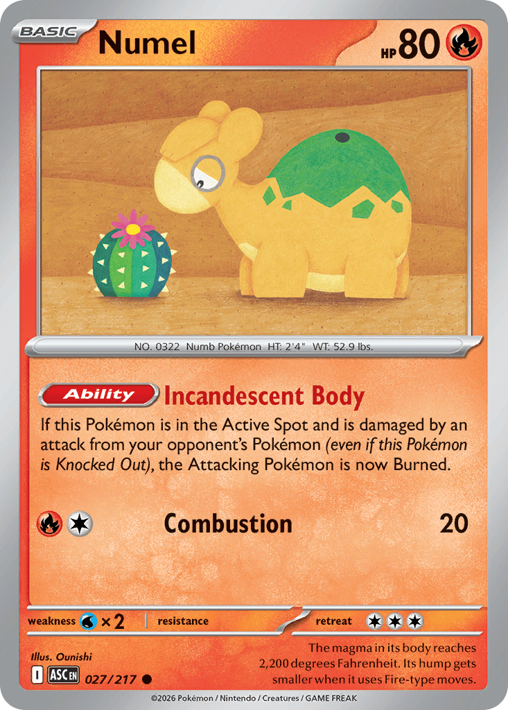 Numel Ascended Heroes card