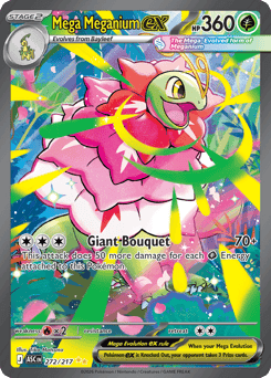 Mega Meganium ex Ascended Heroes card