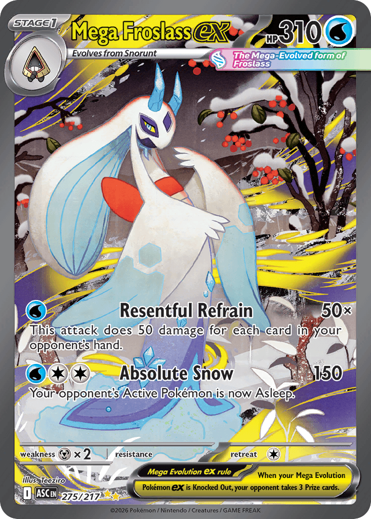 Mega Froslass ex Ascended Heroes card
