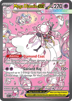 Mega Diancie ex Ascended Heroes card