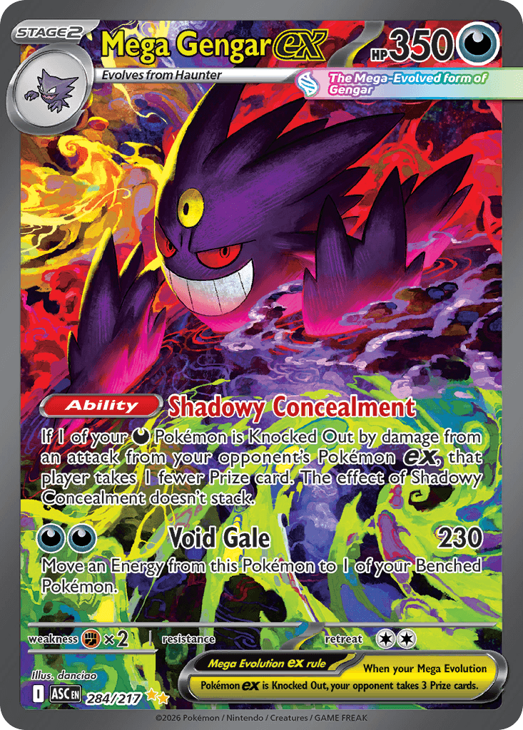Mega Gengar ex Ascended Heroes card