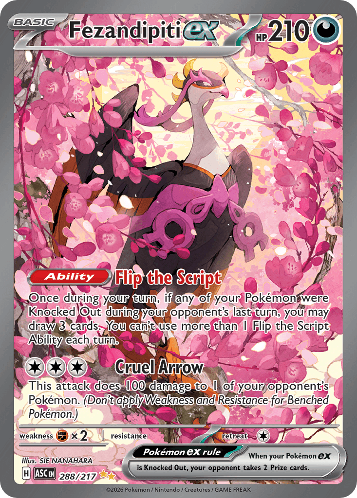 Fezandipiti ex Ascended Heroes card