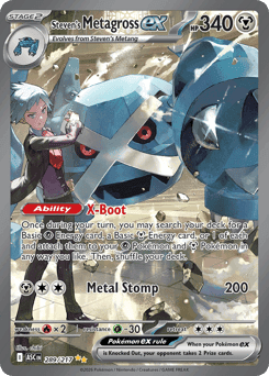 Steven's Metagross ex Ascended Heroes card