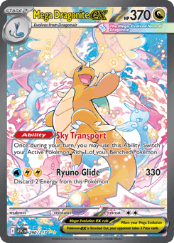 Mega Dragonite ex Ascended Heroes card