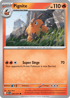 Pignite Ascended Heroes card