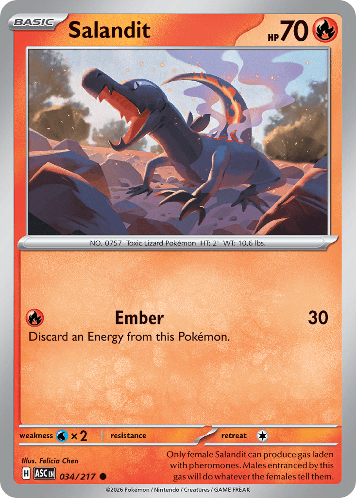 Salandit Ascended Heroes card