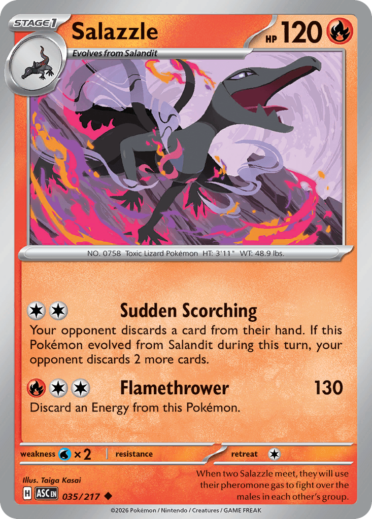 Salazzle Ascended Heroes card