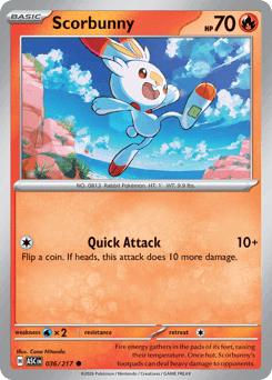 Scorbunny Ascended Heroes card