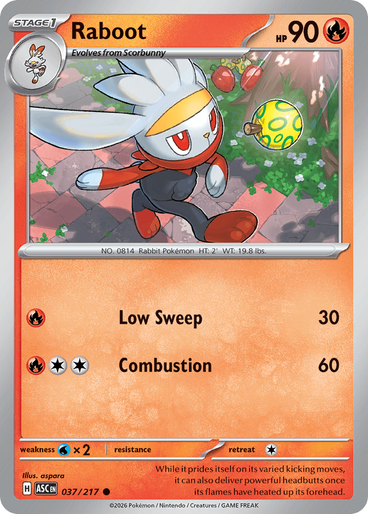 Raboot Ascended Heroes card