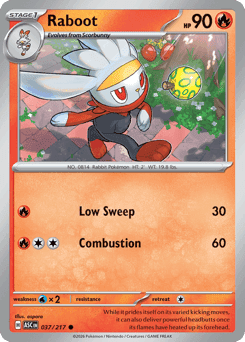 Raboot Ascended Heroes card