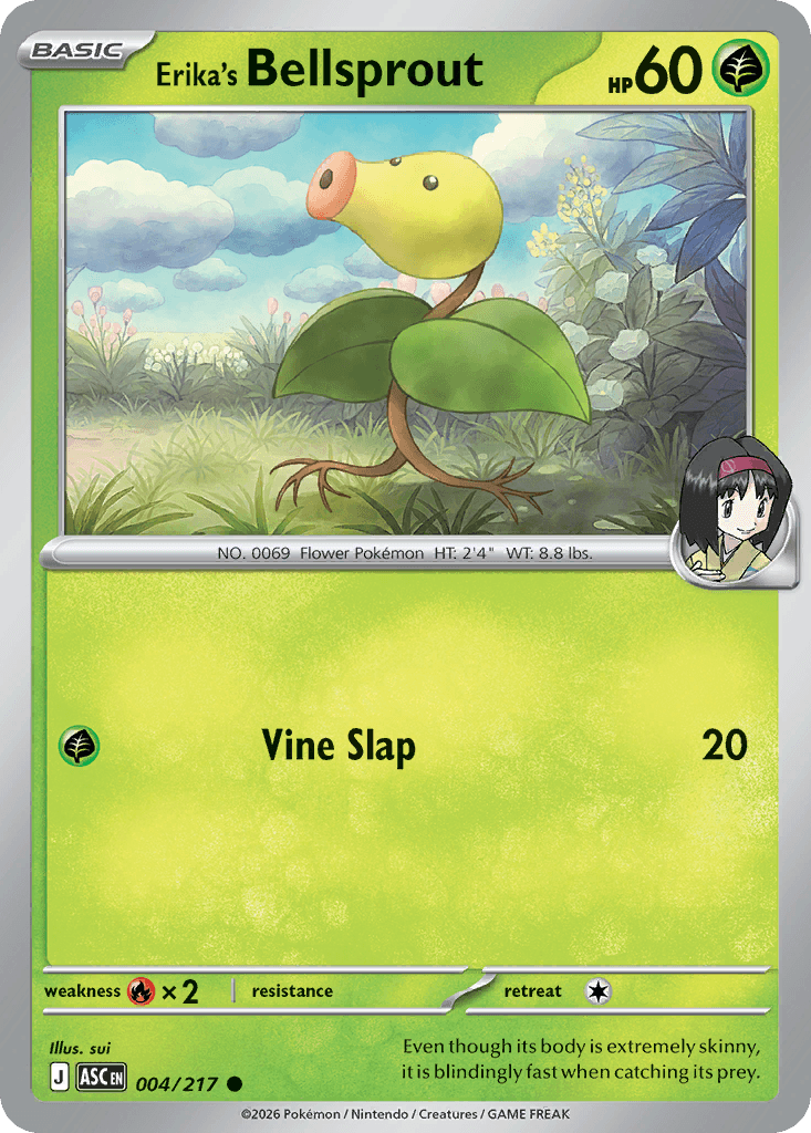 Erika's Bellsprout Ascended Heroes card