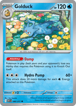 Golduck Ascended Heroes card